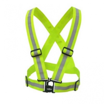  Reflective shoulder straps with belt