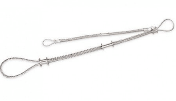  Safety cable for abrasive blast hoses